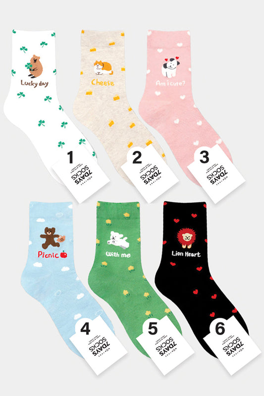 Women's Crew Spring Picnic Socks