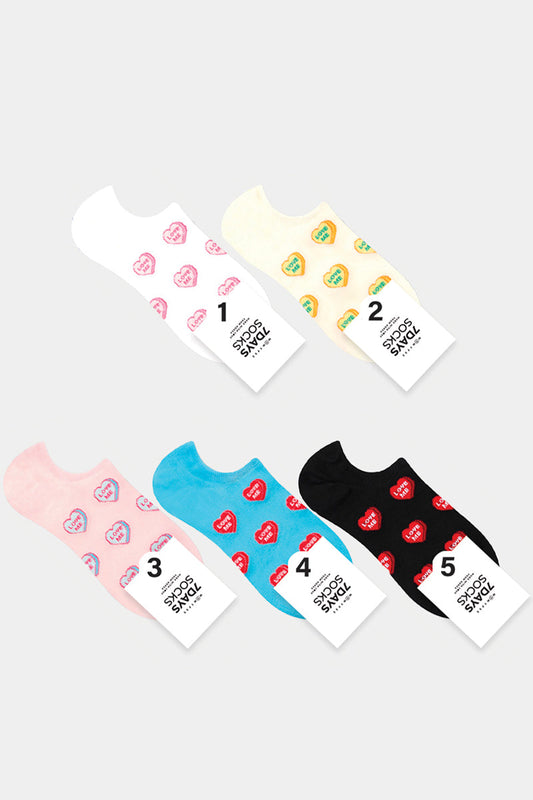 Women's Ankle Love Me Pattern Socks