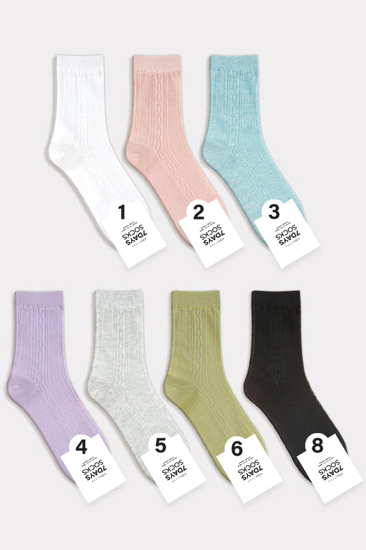Women's Crew Daily Fine Mesh Sheer Socks
