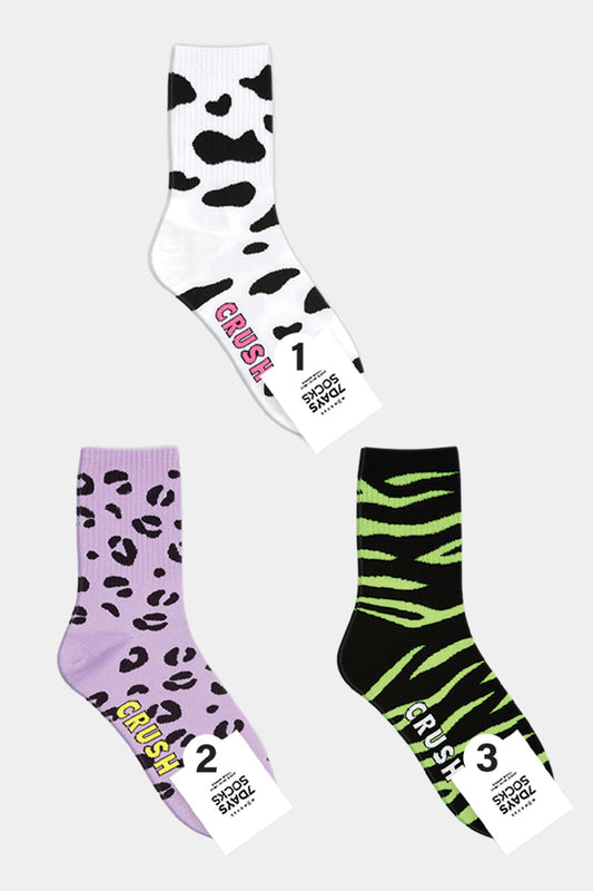 Women's Crew Crush Unique Animal Socks