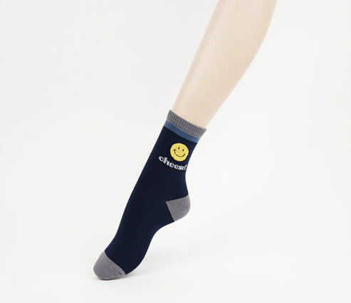 Women's Crew Smile Cheese Socks