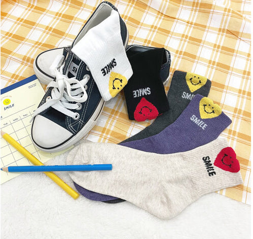 Women's Crew Love Smile Socks
