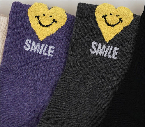 Women's Crew Love Smile Socks